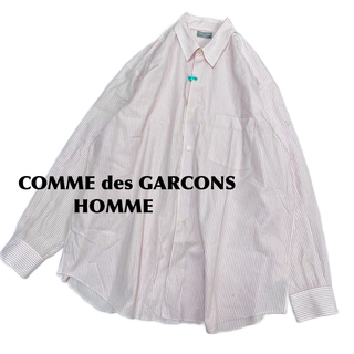 コムデギャルソン(COMME des GARCONS)のコムデギャルソンオム　80s 90s 長袖　シャツ　ストライプ　メンズ　トップス(シャツ)