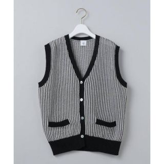 ROKU SASHIKO MOTIF JACQUARD VEST ueamericadelsur.edu.ec
