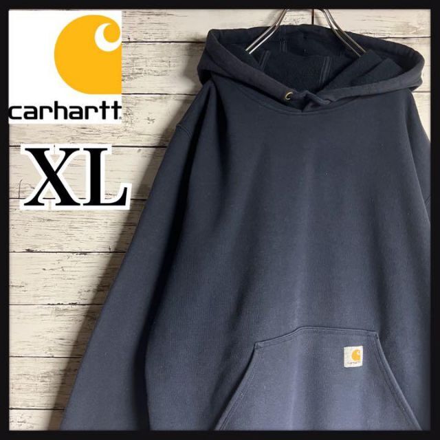 【希少XLサイズ】Carhart 袖ロゴ ワッペン 入手困難 パーカー 大きめ