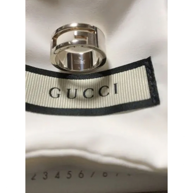 Gucci(グッチ)のGUCCI グッチリング 美品 シルバーリング レディースのアクセサリー(リング(指輪))の商品写真