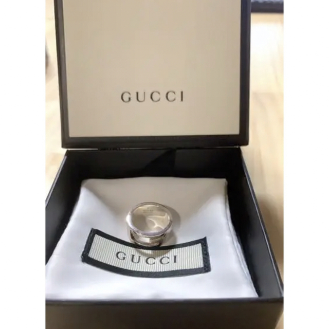 Gucci(グッチ)のGUCCI グッチリング 美品 シルバーリング レディースのアクセサリー(リング(指輪))の商品写真