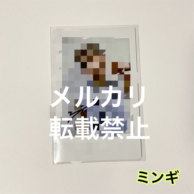 品質は非常に良い ATEEZ ミンギ 直筆サイン入り ポラロイド