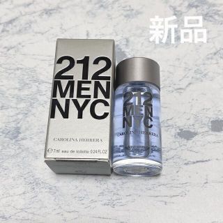 キャロライナヘレナ(CAROLINA HERRERA)の【新品】キャロライナヘレラ212 MEN メン オードトワレ 香水 7ml(香水(男性用))