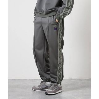 Needles トラックパンツ ジャージ 別注 パープル グレーM ...