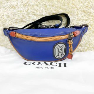 コーチ(COACH)の新品未使用✨ウエストポーチ　 ボディーバッグ 　斜めがけ ベルトバッグ　レザー(ウエストポーチ)