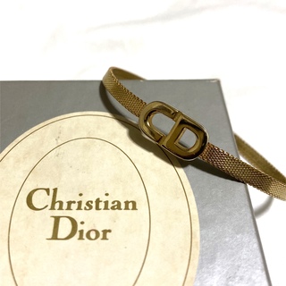 クリスチャンディオール(Christian Dior)のChristian dior CDロゴブレスレット　vintage(ブレスレット/バングル)