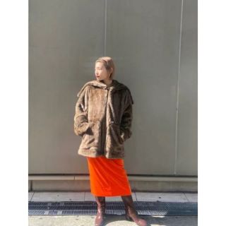 メゾンスペシャル ファーコート ブラウン - www.xtreme.aero