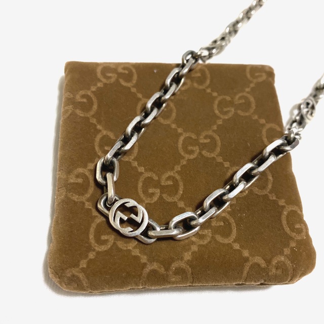 素晴らしい外見 Gucci - インターロッキングネックレス silver925 GUCCI ネックレス 素晴らしい外見 Gucci - インターロッキングネックレス silver925 GUCCI ネックレス