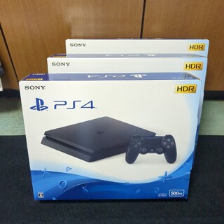 PlayStation4 - 3台セット　PlayStation 4 ジェット・ブラック 500GB