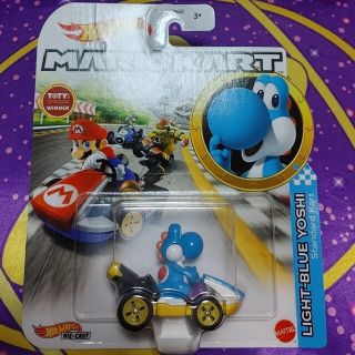 ホットウィール マリオカート ライトブルーヨッシー(スタンダードカート)(ゲームキャラクター)