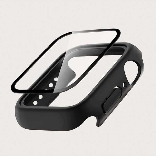 Apple watch アップルウォッチ カバー 保護 ケース ブラック 人気 スマホ/家電/カメラのスマホアクセサリー(モバイルケース/カバー)の商品写真