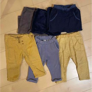 ザラキッズ(ZARA KIDS)のパンツ6枚まとめ売り　80cm〜86cm(パンツ)