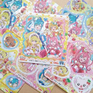 【プリキュア】キラキラシール７枚セット(カード)