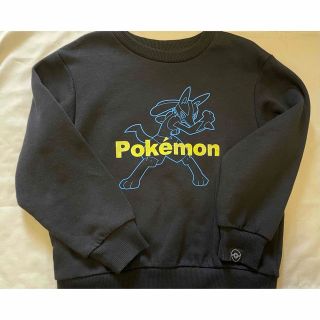 ジーユー(GU)の120cm GU ポケモン ルカリオ トレーナー ポケットモンスター (Tシャツ/カットソー)