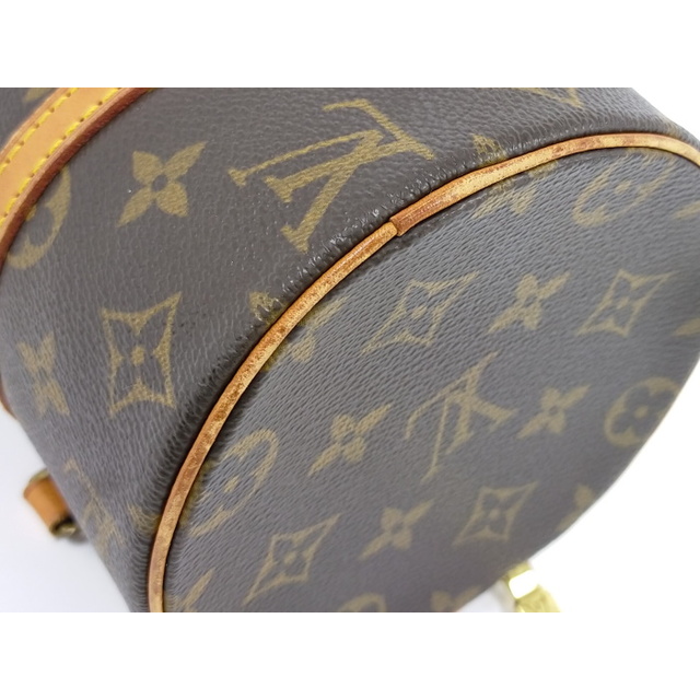 LOUIS VUITTON  グ ミニボストンバッグ パピヨン ブラウンレザー