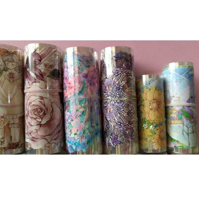 ご予約品】 海外マステ ひねり金具のハンドメイドBOX付き♡ 30ループ ご予約品】 海外マステ ひねり金具のハンドメイドBOX付き♡ 30ループ