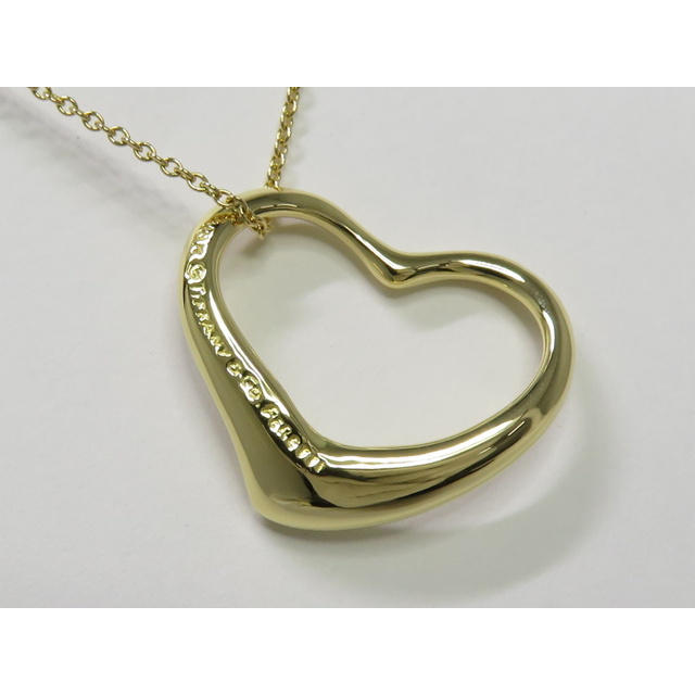 完璧 Tiffany & Co. - TIFFANY&CO. オープンハート ネックレス K18YG