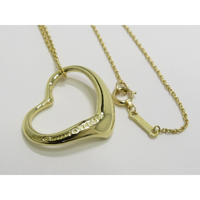 完璧 Tiffany & Co. - TIFFANY&CO. オープンハート ネックレス K18YG