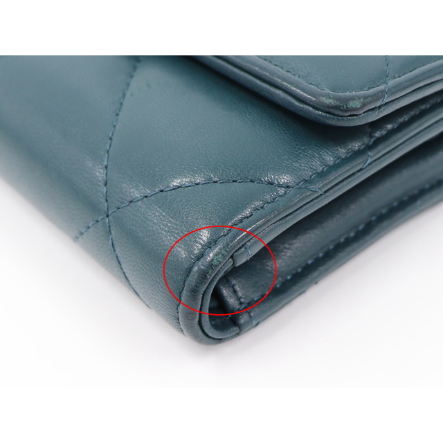 CHANEL(シャネル)のCHANEL 三つ折り財布 スモール フラップ ウォレット マトラッセ レディースのファッション小物(財布)の商品写真