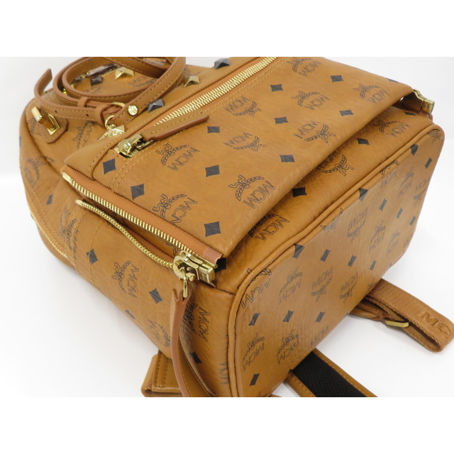 MCM リュックサック ヴィセントスタークバックパック ロゴグラム ブラウン