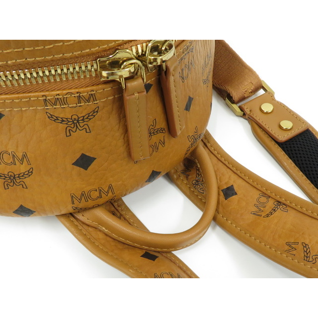 MCM リュックサック ヴィセントスタークバックパック ロゴグラム ブラウン