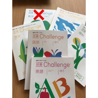 ベネッセ(Benesse)の進研ゼミ 中学講座 中1    4教科  5冊セット英語 国語 理科 地理 歴史(語学/参考書)