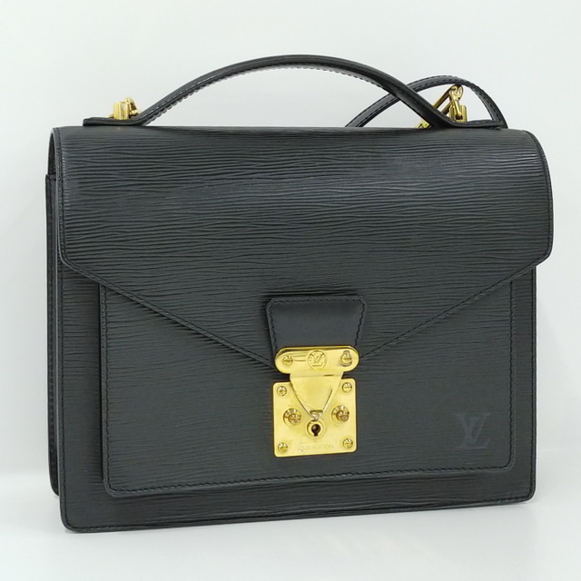 買う格安 LOUIS VUITTON モンソー 2WAY ショルダーバッグ エピ