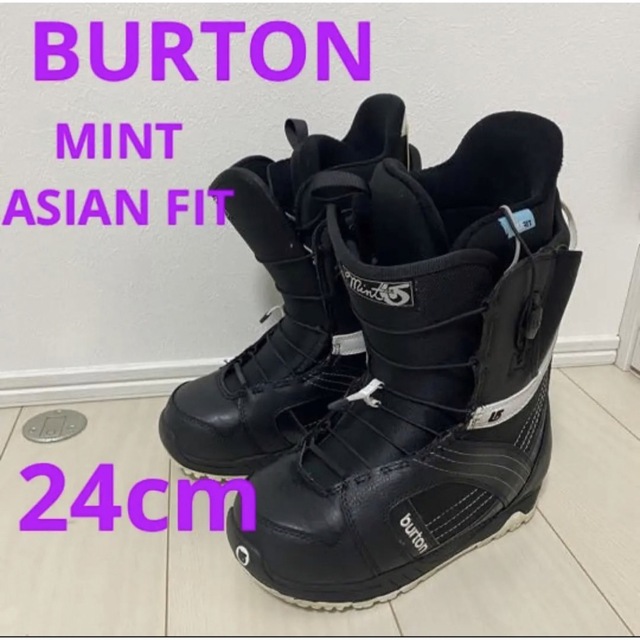 【24cm 】BURTON MINT レディース スノーボードブーツ　US7 | フリマアプリ ラクマ