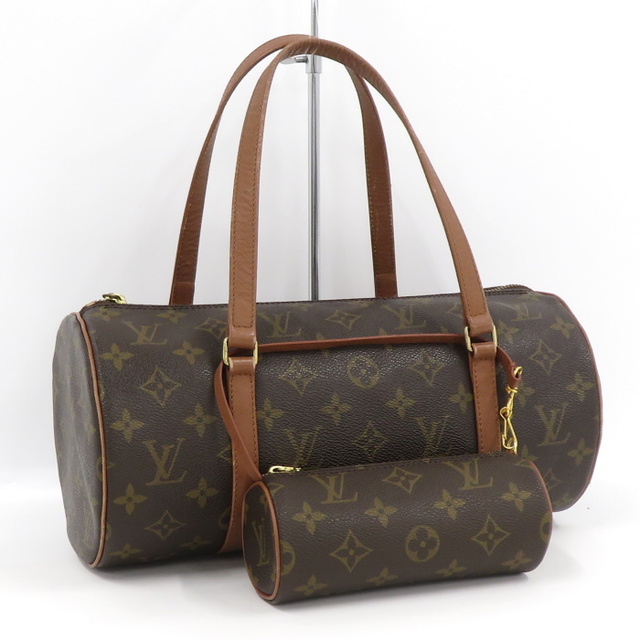 LOUIS VUITTON 旧パピヨンGM ハンドバッグ モノグラム ポーチ付き