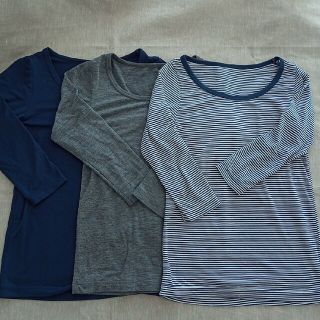 ユニクロ(UNIQLO)のユニクロ　ヒートテック　110✕2 枚   100✕1枚セット(Tシャツ/カットソー)