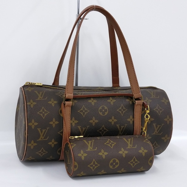 LOUIS VUITTON パピヨン 30 ハンドバッグ モノグラム ポーチ付き