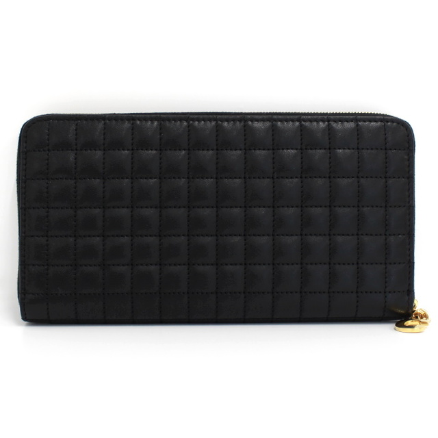 CELINE ラージジップドウォレット ラウンドファスナー長財布 レザー