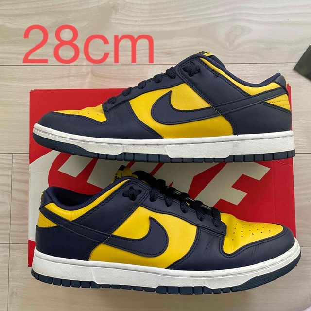 28cm NIKE DUNK LOW RETRO MICHIGAN ミシガン