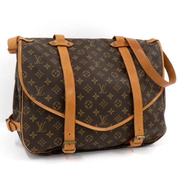 LOUIS VUITTON ソミュール 43 ショルダーバッグ モノグラム