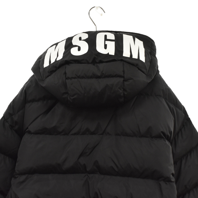 MSGM - MSGM エムエスジーエム 19AW フードロゴプリント ロング ダウン