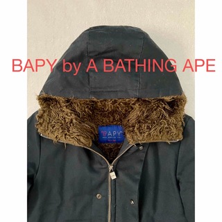 BAPY BY A BATHING APE - BAPY アベイシングエイプ コットンボアジャケット日本製