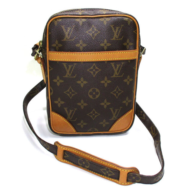 オープンポケット×1内側LOUIS VUITTON ダヌーブ ショルダーバッグ モノグラム M45266