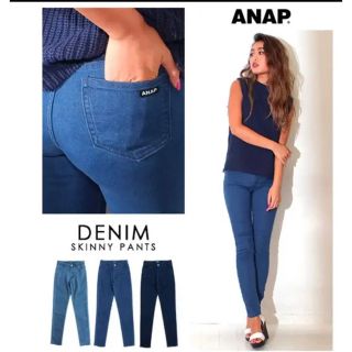 アナップ(ANAP)のANAP デニムパンツ(スキニーパンツ)