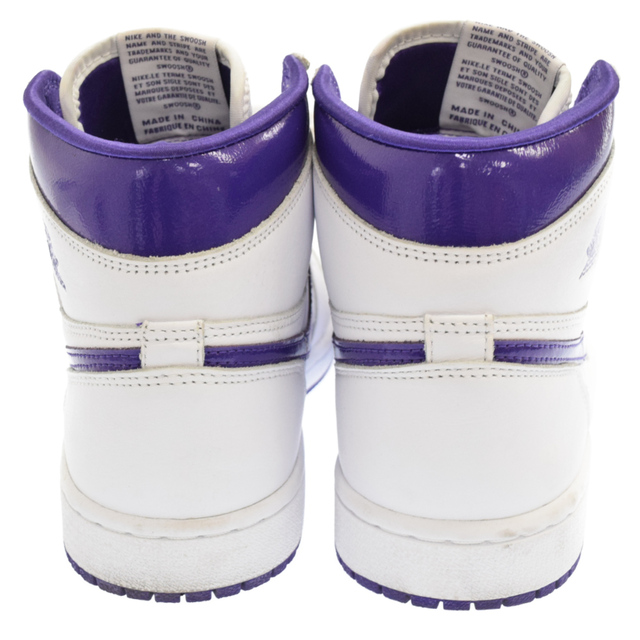 NIKE(ナイキ)のNIKE ナイキ WMNS AIR JORDAN 1 HIGH OG ウィメンズエアジョーダン1コートパープルハイカットスニーカー CD0461-151 ホワイト/パープル US7.5 レディースの靴/シューズ(スニーカー)の商品写真