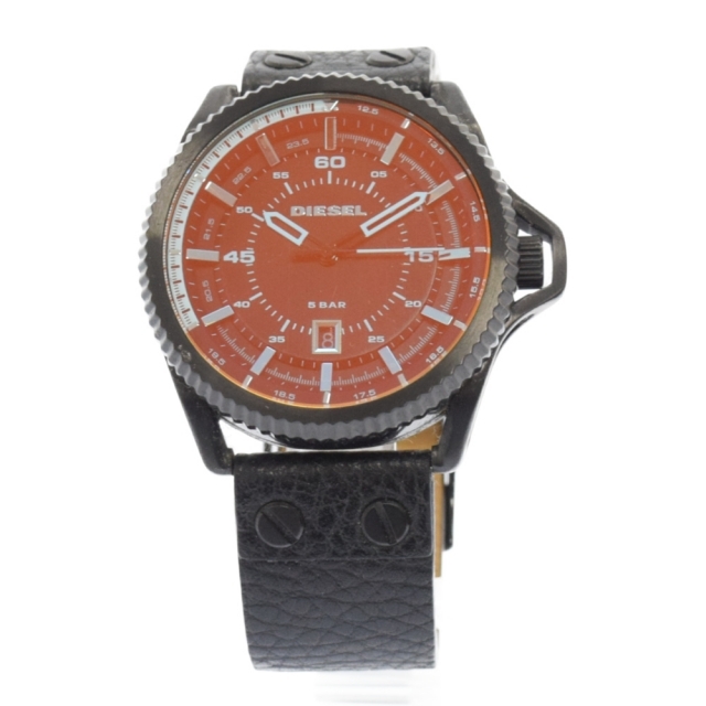 DIESEL(ディーゼル)のDIESEL ディーゼル ROLLCAGE クオーツ 腕時計 DZ1793 ブラック メンズの時計(腕時計(アナログ))の商品写真