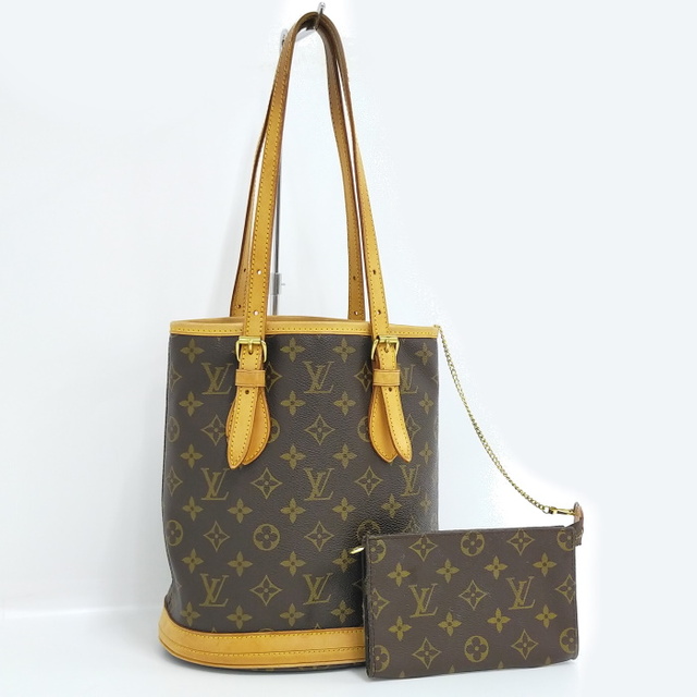 LOUIS VUITTON バケットPM トートバッグ バケツ型 ポーチ付