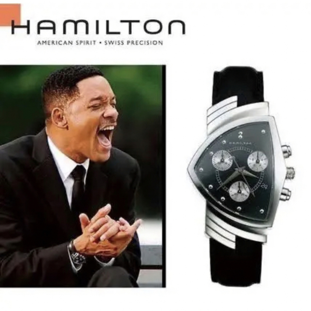 Hamilton - 美品！ HAMILTON ベンチュラ クロノグラフ H244121