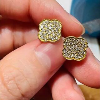 k18 ダイヤモンドピアス　0.5ct(ピアス)