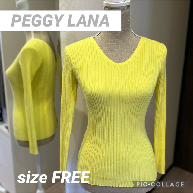 PEGGY LANA(ペギーラナ)のPEGGY LANA ペギーラナ　ニットトップス レディースのトップス(ニット/セーター)の商品写真