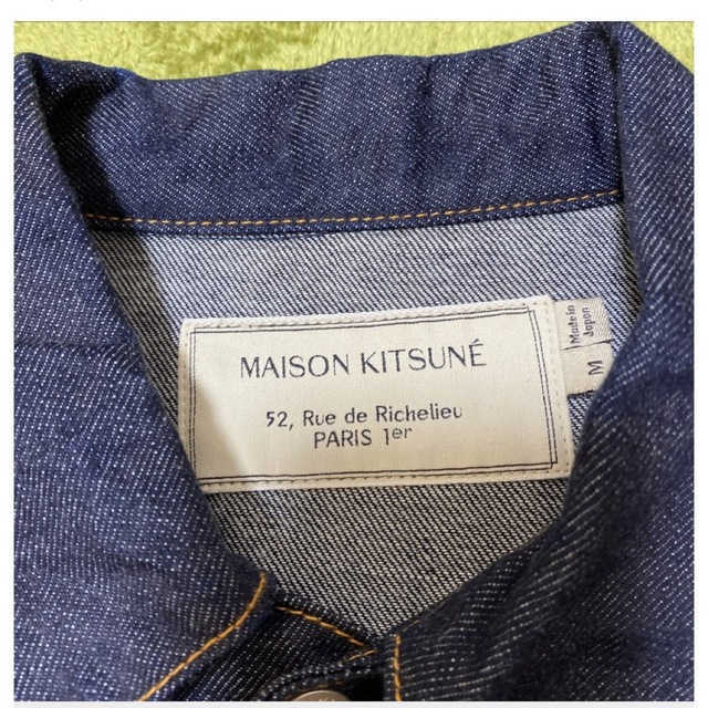 【美品】Maison Kitsune デニムジャケット  メゾンキツネ　Gジャン