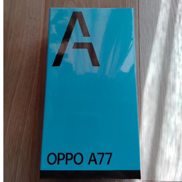 【新品未開封】OPPO A77 SIMフリー ブラック