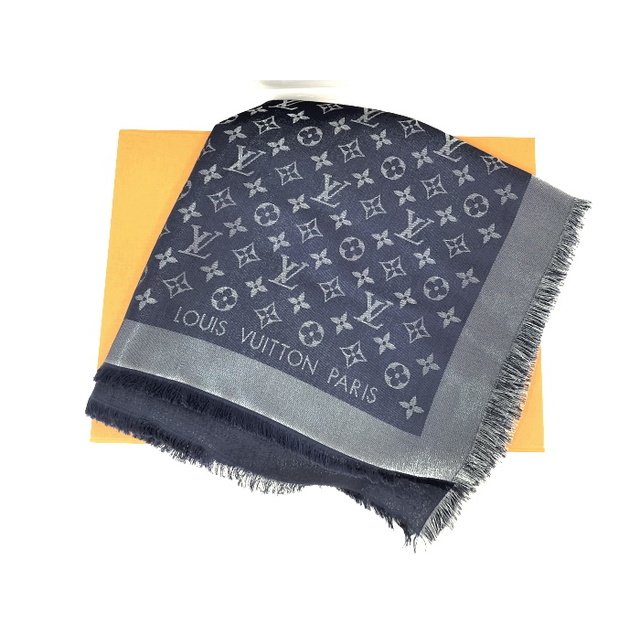 LOUIS VUITTON - LOUIS VUITTON ストール ショールモノグラムシャイン