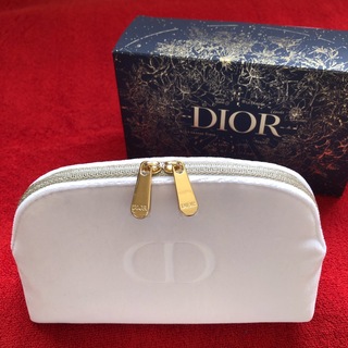 Christian Dior - ディオール☆白いポーチ