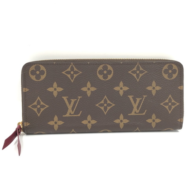 LOUIS VUITTON ラウンドファスナー長財布 ポルトフォイユクレマンス