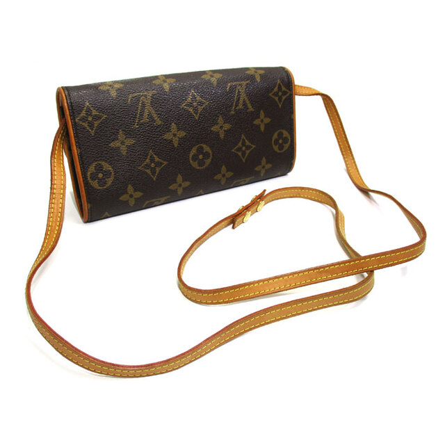 LOUIS VUITTON　ルイヴィトン　ポシェットツインPM　M51854　モノグラム　ブラウン　ショルダーバッグ　レディース　ギフト　プレゼント包装可松前R56号店